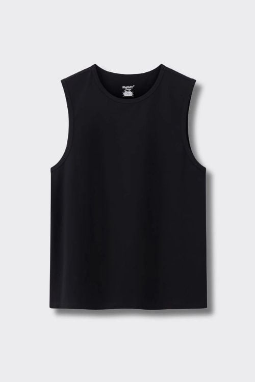 cách phối áo ba lỗ với áo sơ mi nam