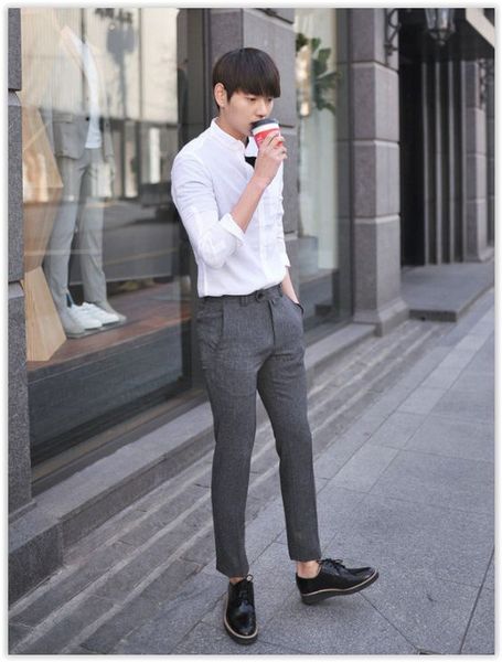 Phối quần tây theo phong cách thời trang hàn quốc tự tin