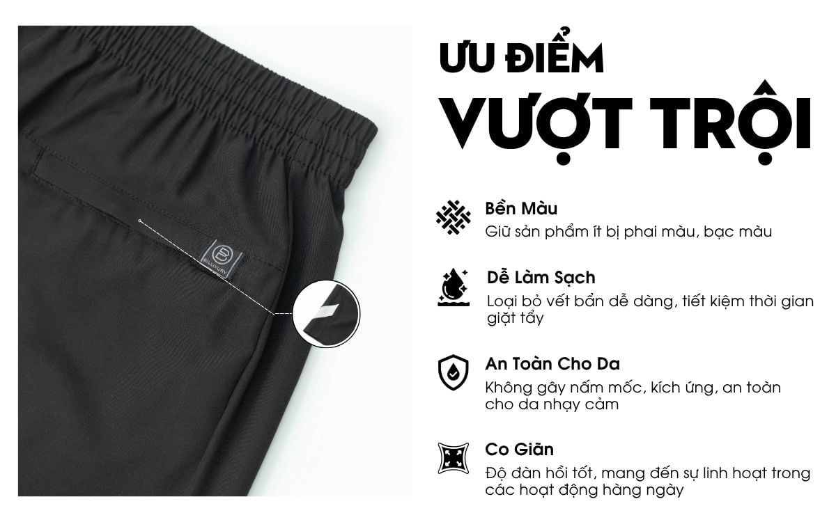 Quần Short Gió Thể Thao Biluxury 9QDGT529DEN