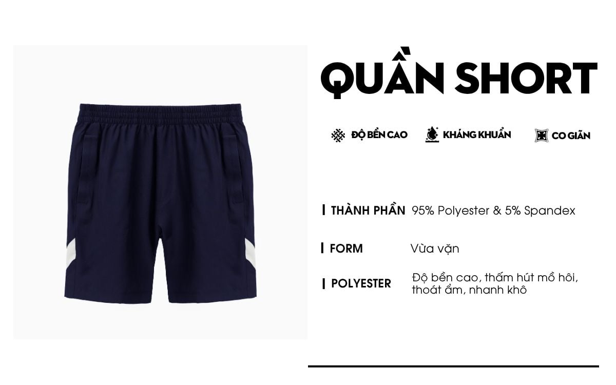 Quần Short Gió Thể Thao Biluxury 9QDGT529TTT