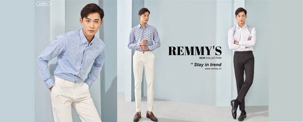 Remmy là thương hiệu chuyên thời trang công sở nam được yêu thích