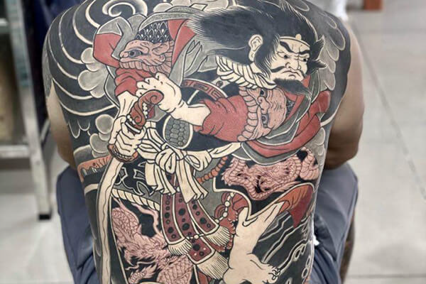 Hình Xăm Mặt Quỷ Kín Lưng Đẹp  Tattoo Mặt Quỷ Cho Nam   thcsbevandaneduvn