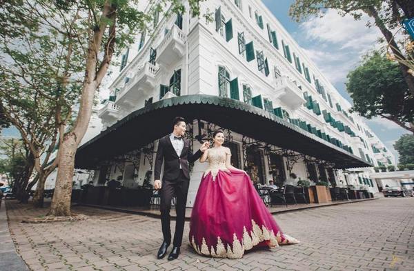 địa điểm chụp ảnh cưới đẹp ở Sofitel Legend Metropole Hanoi