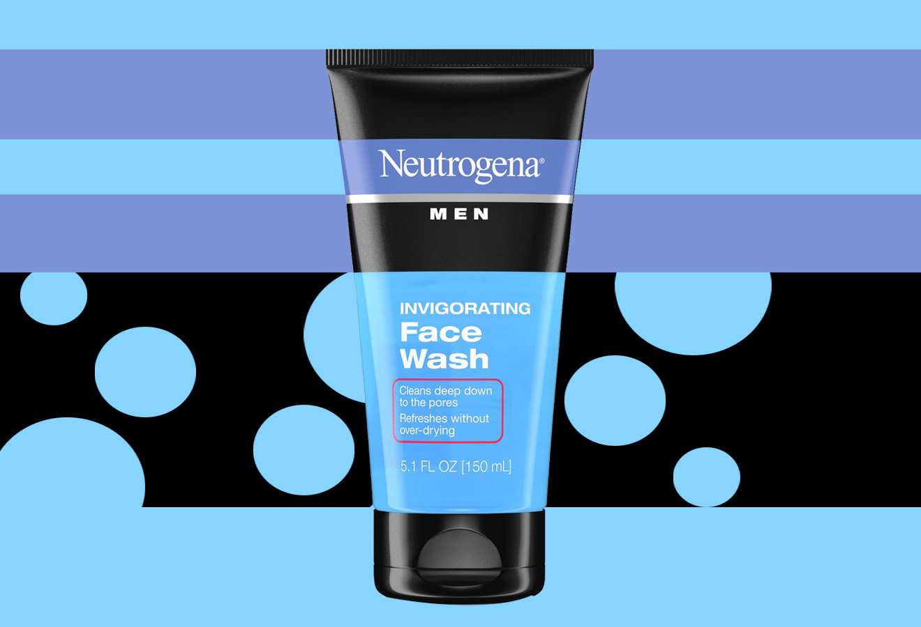 Neutrogena Men Invigorating Face Wash - loại sữa rửa mặt nam dịu nhẹ, phù hợp cho da nhạy cảm | Nguồn: Internet.