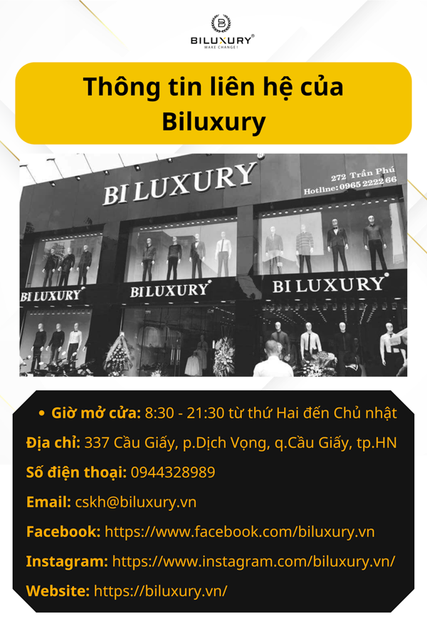 Thông tin liên hệ của  Biluxury