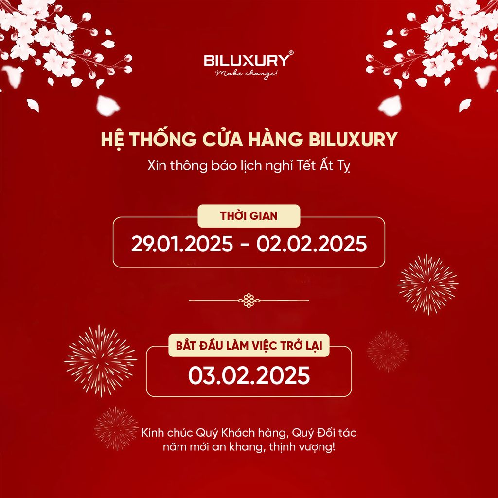 BILUXURY THÔNG BÁO LỊCH NGHỈ TẾT ẤT TỴ 2025