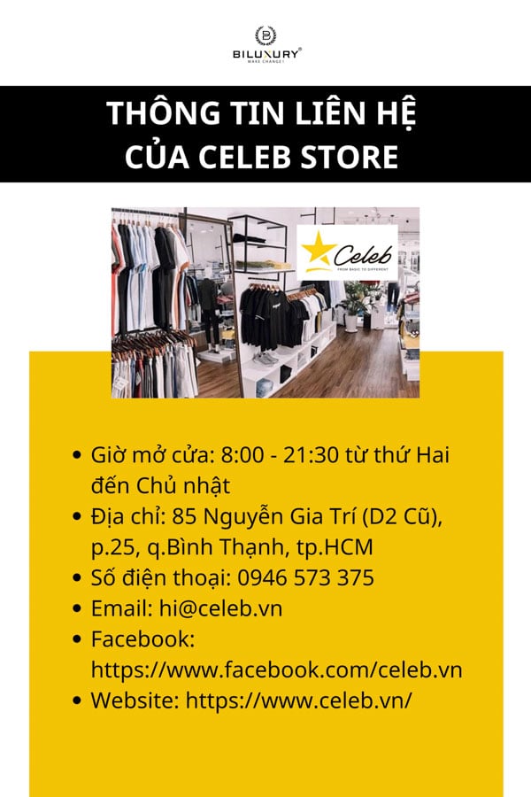 Thông tin liên hệ của CELEB Shop