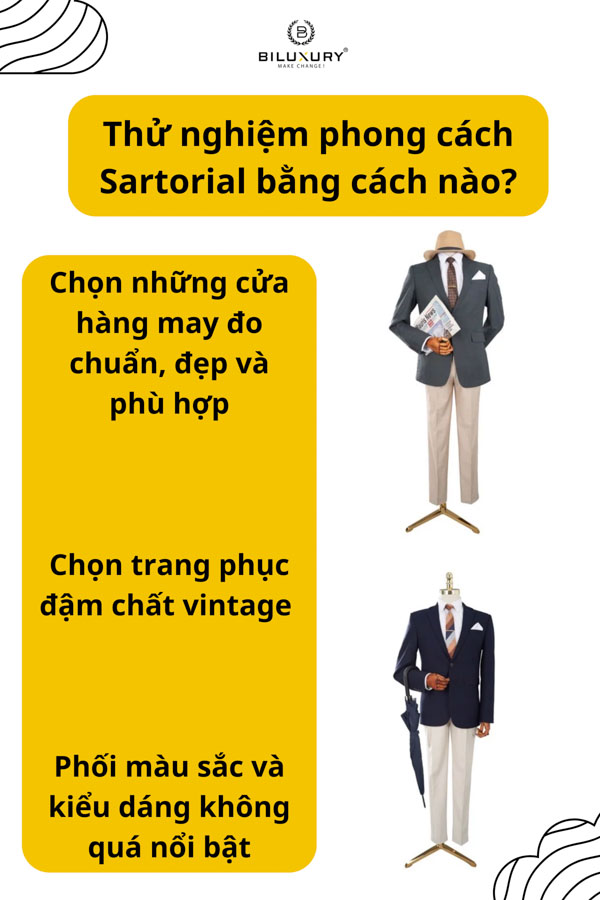 Thử nghiệm phong cách Sartorial