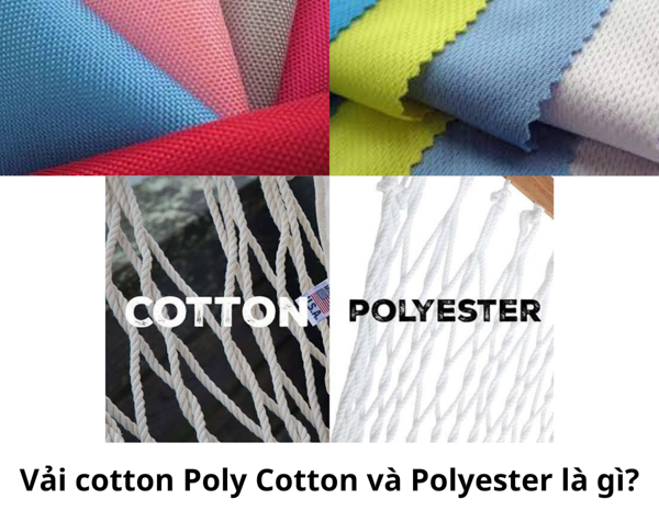 Vải cotton Poly là vải tổng hợp 2 chất liệu Cotton và Polyester
