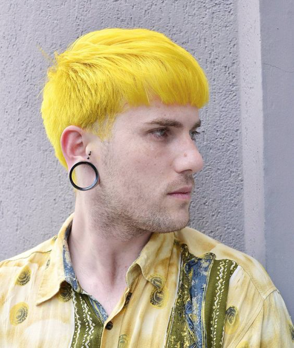 tóc màu vàng cho nam