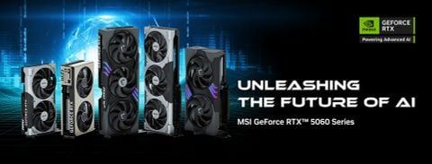MSI ra mắt Card đồ họa NVIDIA® GeForce RTX™ 5060 Series tùy chỉnh