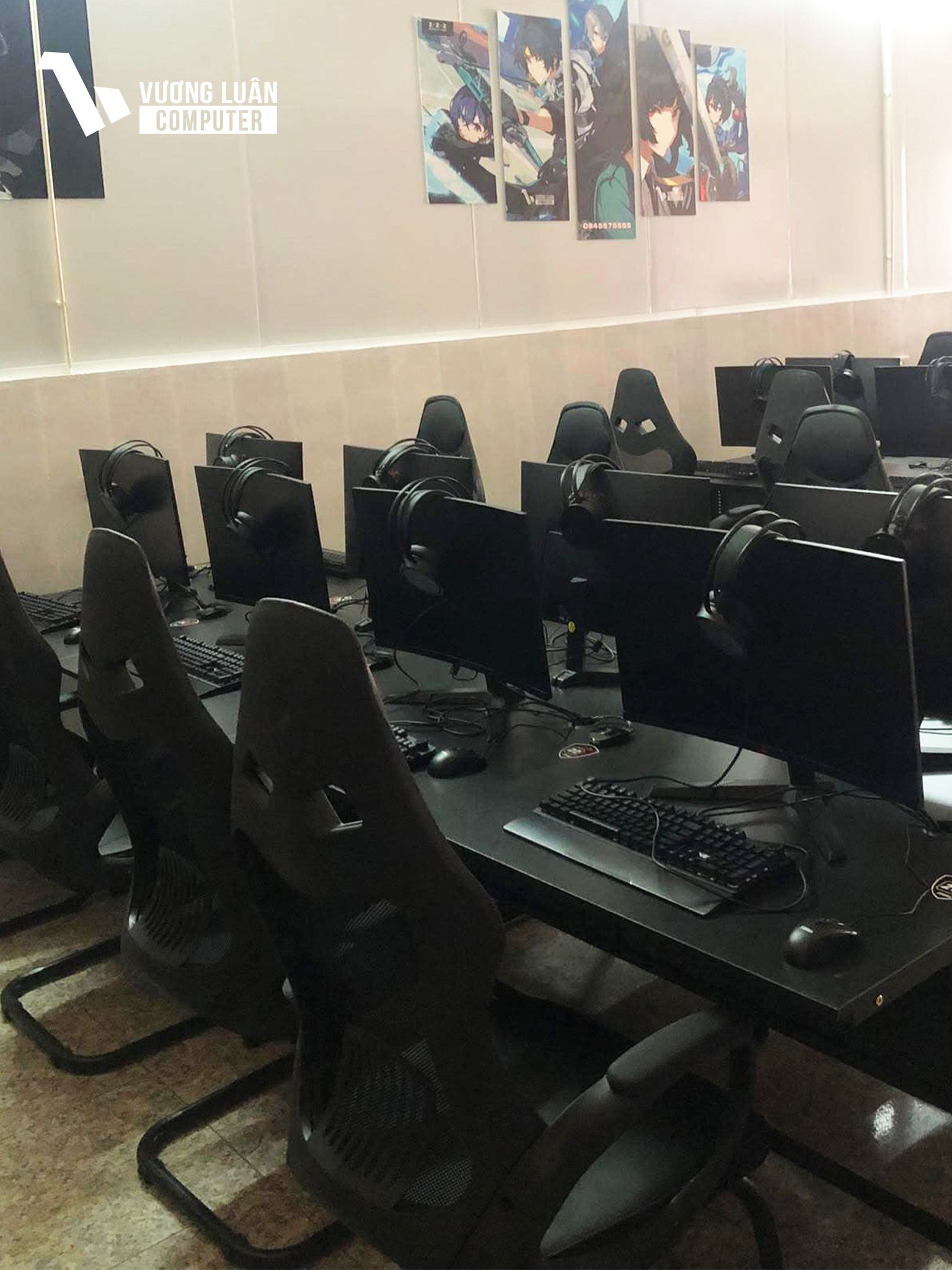 Lắp đặt phòng net 28 máy