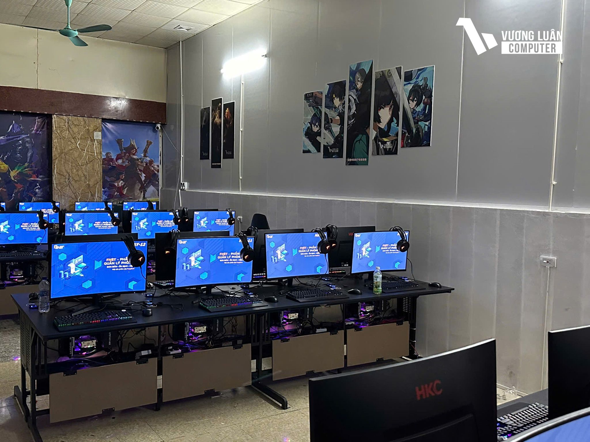 Lắp đặt phòng net 28 máy