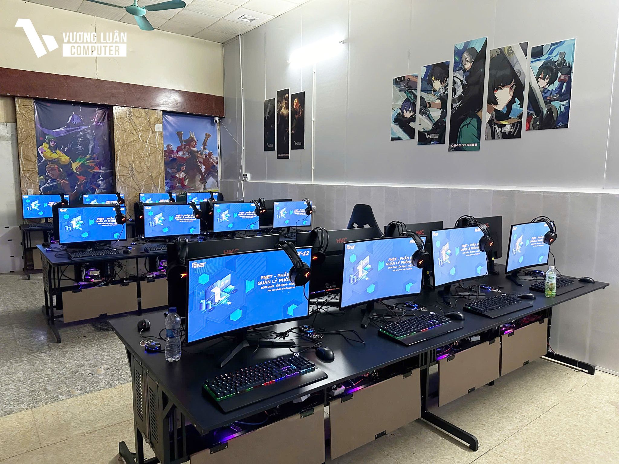 Lắp đặt phòng net 28 máy