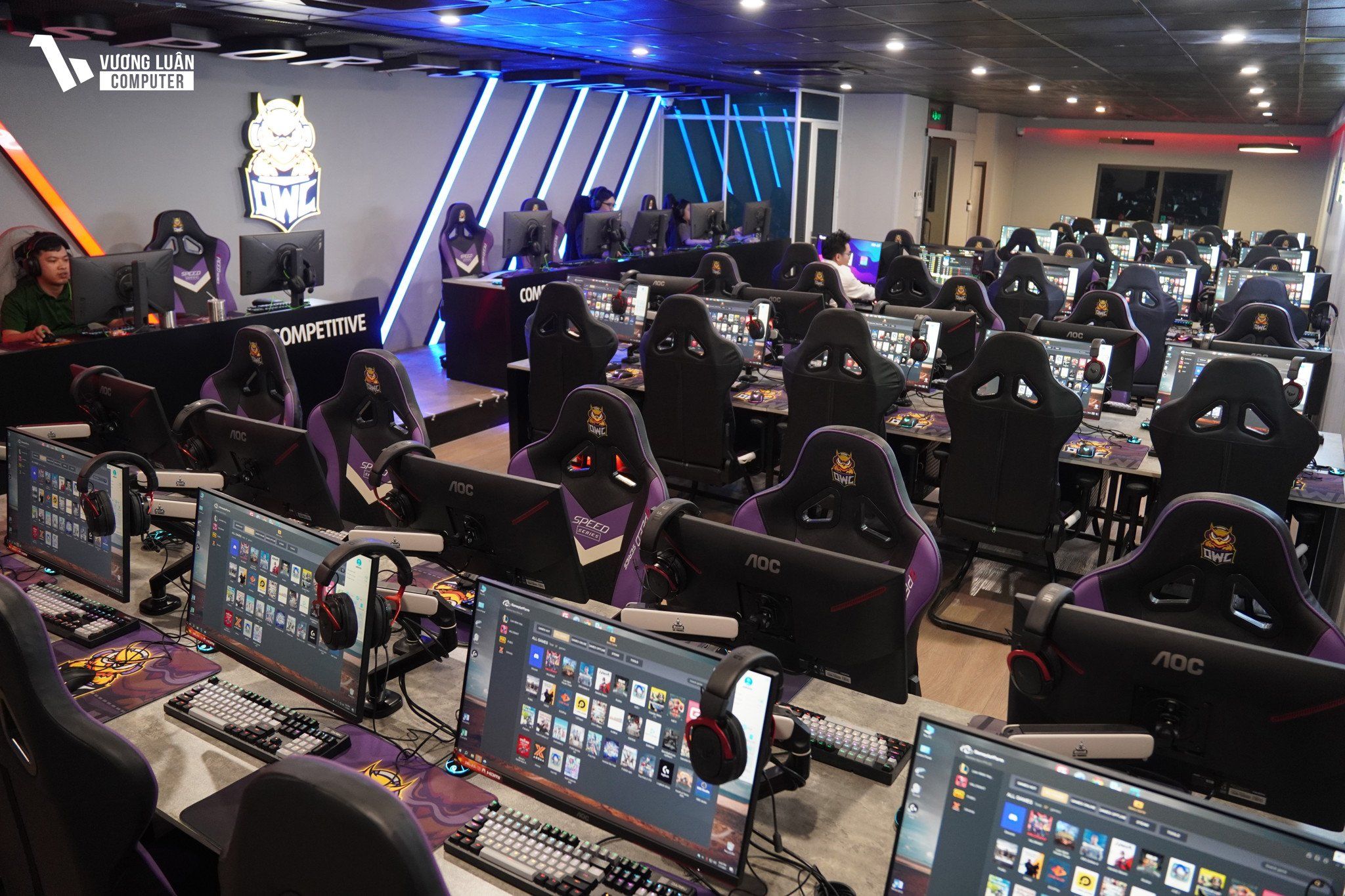 lắp đặt phòng net giá rẻ Vương Luân Computer