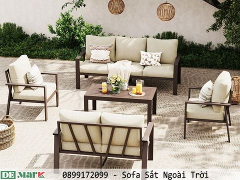 Sofa Sắt Ngoài Trời Giải Pháp Hoàn Hảo Cho Không Gian Sống Đẳng Cấp