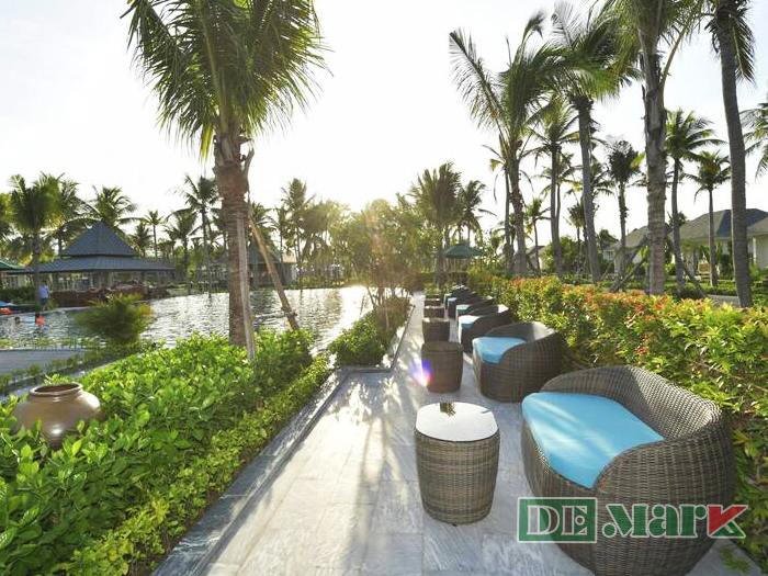 Cocoland River Beach Resort & Spa Chọn DeMark Cung Cấp Ghế Hồ Bơi, Xích Đu, Sofa, Bàn Ghế Giả Mây