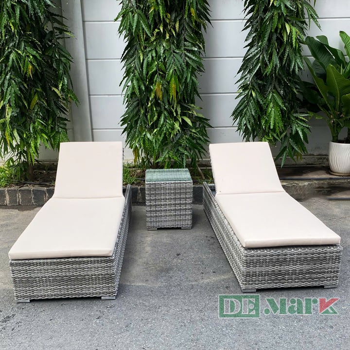 Ghế Hồ Bơi Nhựa Giả Mây MT4052