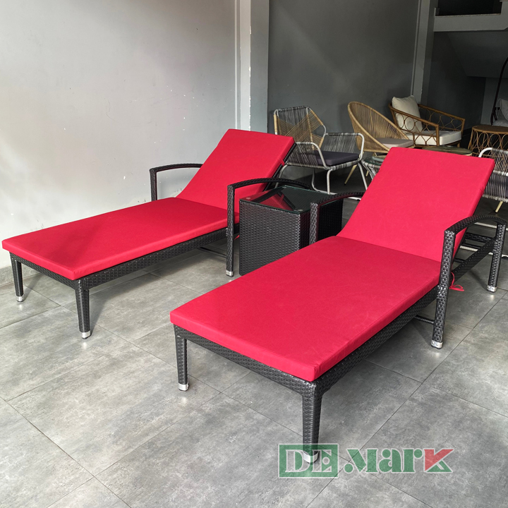 Ghế Hồ Bơi Nhựa Giả Mây MT412-424