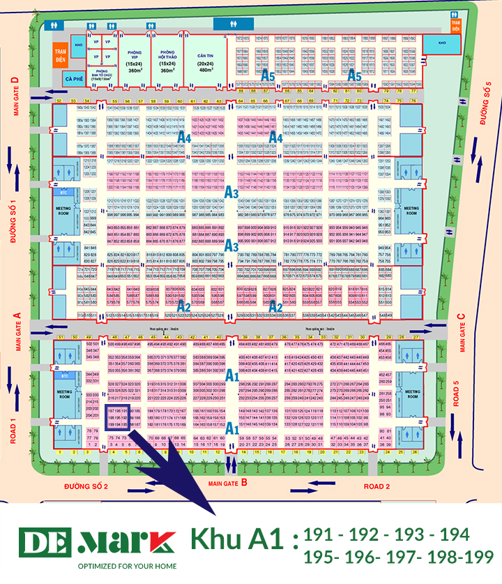 Sơ Đồ Triển Lãm VietBuild Tháng 6-2025