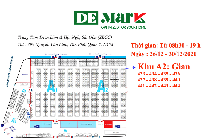 Khuyến Mãi Đặc Biệt Của DeMark Tại Vietbuild tháng 12/2020