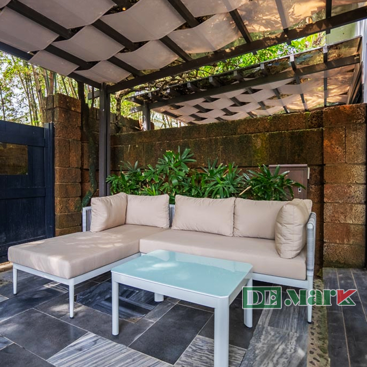 Bộ Sofa Mây Nhựa Ngoài Trời