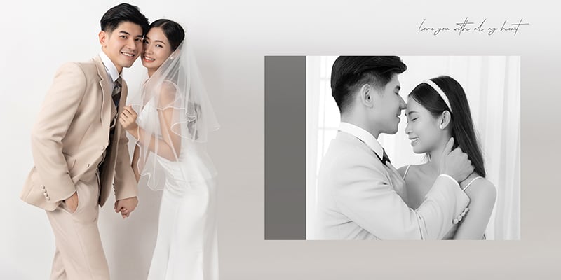 bộ ảnh cưới đã chụp tại MiMi Wedding