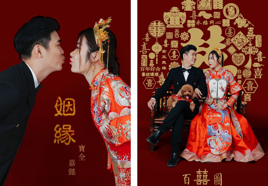 Áo cưới truyền thống Trung Quốc | Mẫu áo | Bảng giá - Lucky Anh & Em