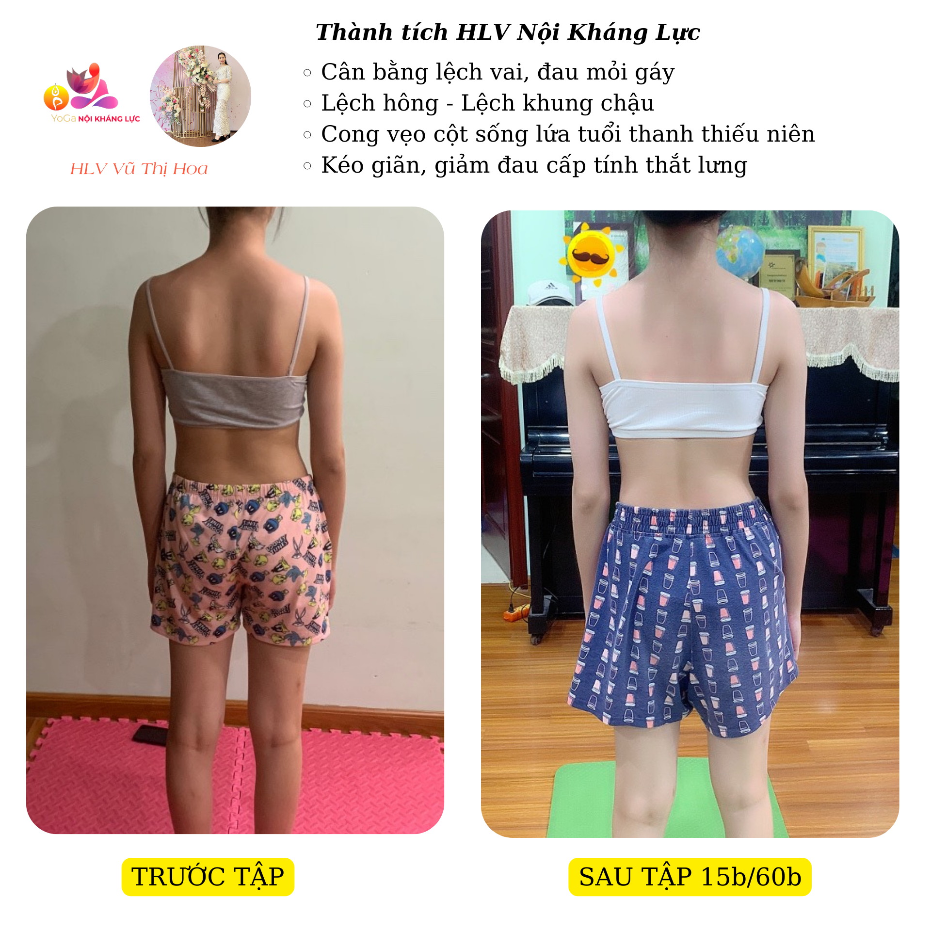 Huấn Luyện viên Nội Kháng Lực Vũ Thị Hoa