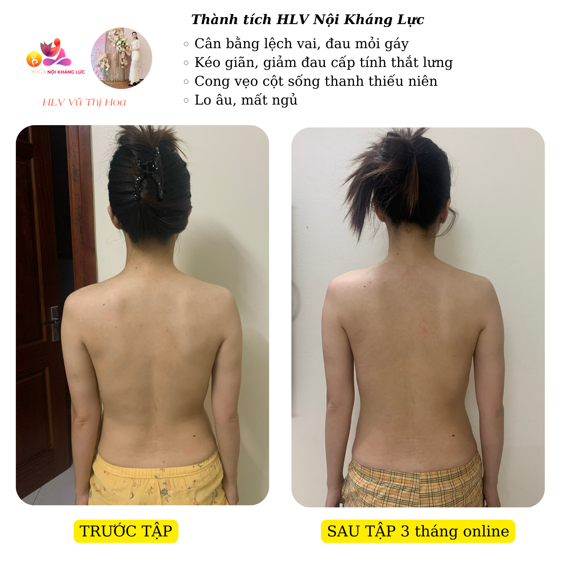 Huấn Luyện viên Nội Kháng Lực Vũ Thị Hoa
