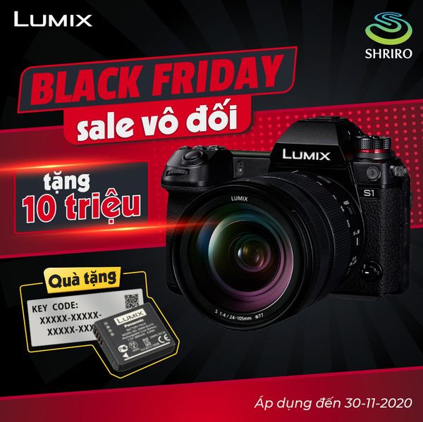 Lumix S1 khuyến mãi giáng sinh tặng 10 triệu