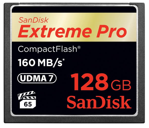 Thẻ Nhớ CompactFlash (CF) SanDisk Extreme Pro 128GB 1067X