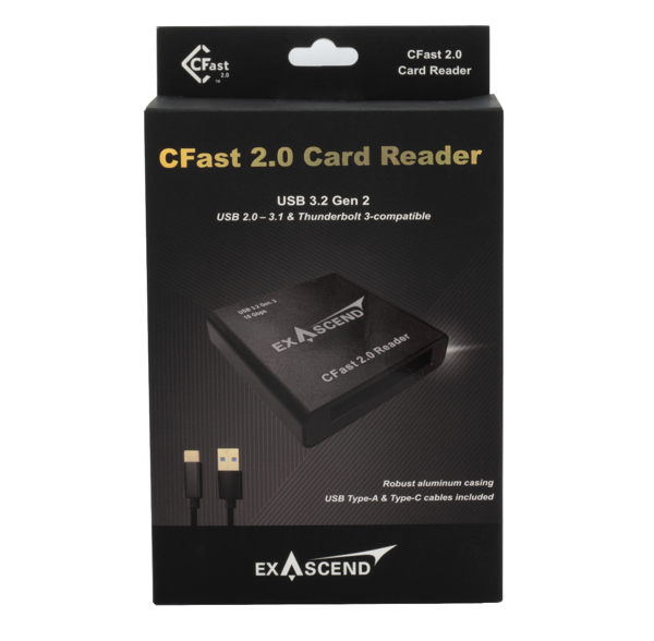 Đầu đọc thẻ nhớ C-FAST (USB-TYPE C) hiệu Exascend