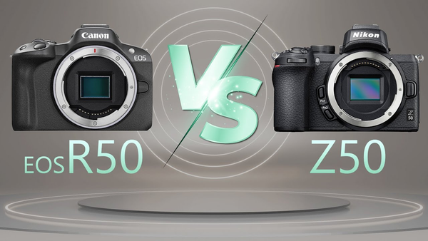 Canon R50 và Nikon Z50 là hai dòng máy tầm trung khá phổ biến trong giới nhiếp ảnh.
