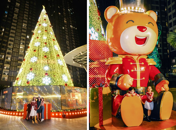 Cây thông Noel cao 24 mét tại Landmark 81.