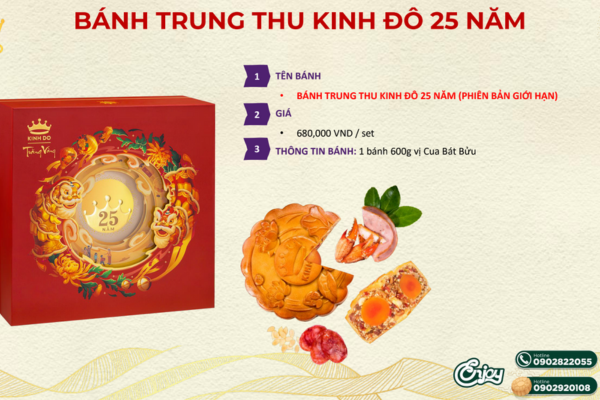 Bánh Trung Thu Kinh Đô là tên tuổi quen thuộc với người tiêu dùng Việt Nam