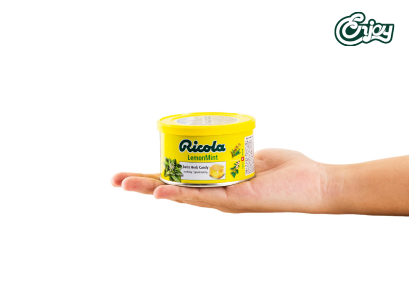 Kẹo Thảo Mộc Ricola Lemon Mint: Dòng kẹo nổi tiếng có xuất xứ từ Thụy Sĩ
