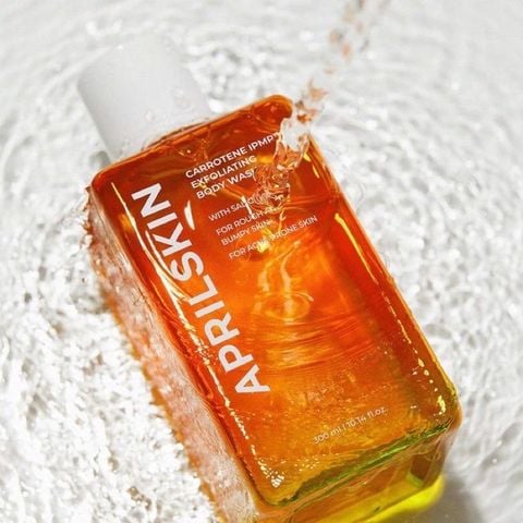 APRILSKIN Carrot Body Wash – Sữa tắm giảm mụn, dịu da, dưỡng ẩm