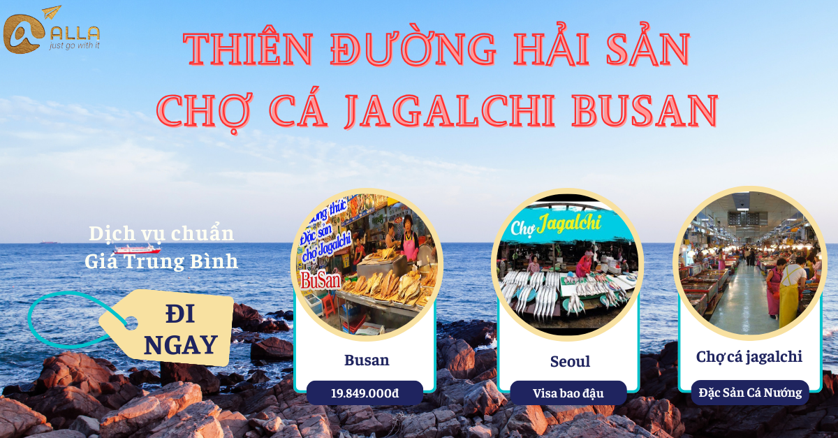 Chợ cá Jagalchi, Busan Thiên đường hải sản