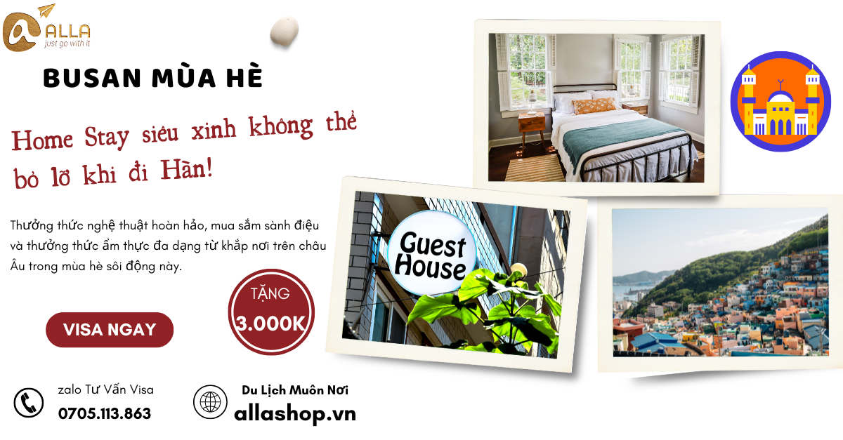 Những homestay cực đẹp dành cho tín đồ mê phượt Busan