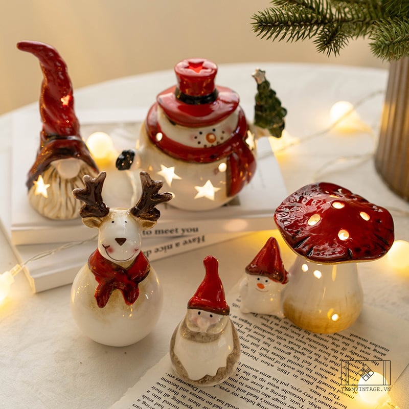 TƯỢNG SỨ DECOR NOEL – Thảm Vintage