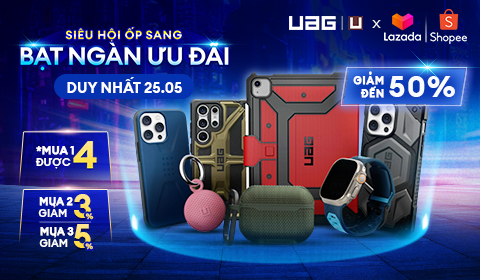 💥UAG BRAND DAY 25.05 - SIÊU HỘI ỐP SANG - BẠT NGÀN ƯU ĐÃI | MUA 1 ĐƯỢC 4