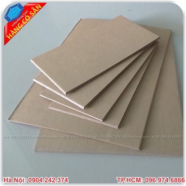 BÌA CỨNG CARTON LẠNH CÓ SẴN KHỔ A3 - A4 – Túi & Hộp Qùa Tặng + In Card ...