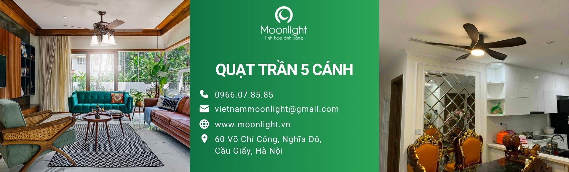 Quạt trần 5 cánh