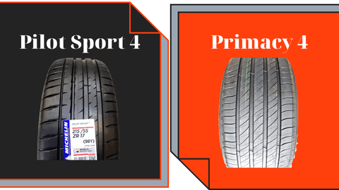 Sự khác biệt giữa Michelin Primacy 4 và Pilot Sport 4 . nên lựa chọn loại lốp nào