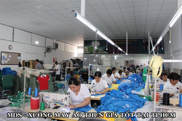 Xưởng may áo thun tphcm chất lượng cao