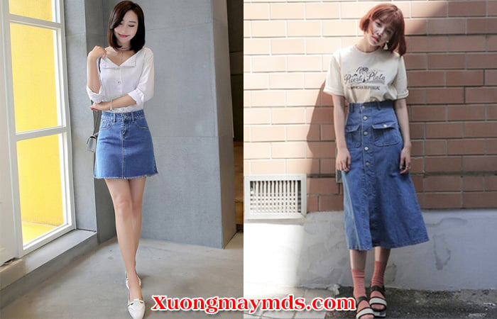 Phối đồ với chân váy jeans thế nào trông thật xinh | ELLY - TOP 10 Thương  Hiệu Nổi Tiếng Việt Nam