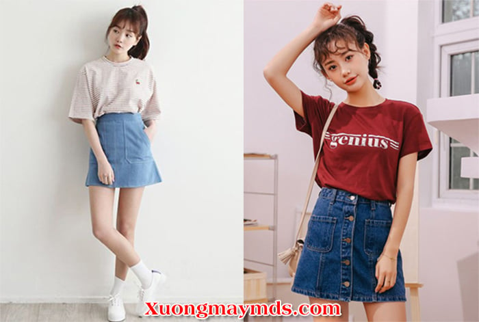 Lịch sử giá Chân váy Jean mác da dài dáng cv bò jeans chữ A xẻ tà ,chân váy  bò cạp cao phong cách Hàn Quôc-MINXY SHOP cập nhật 3/2024 - Mua