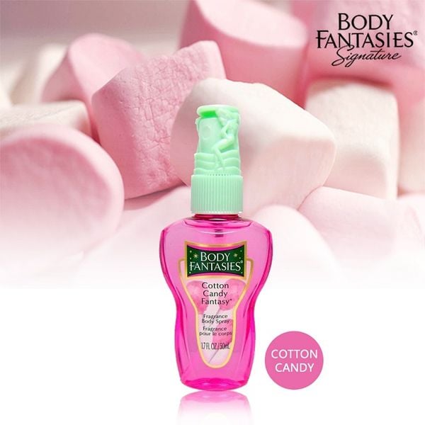 Nước hoa toàn thân Body Fantasies Cotton Candy 50ml