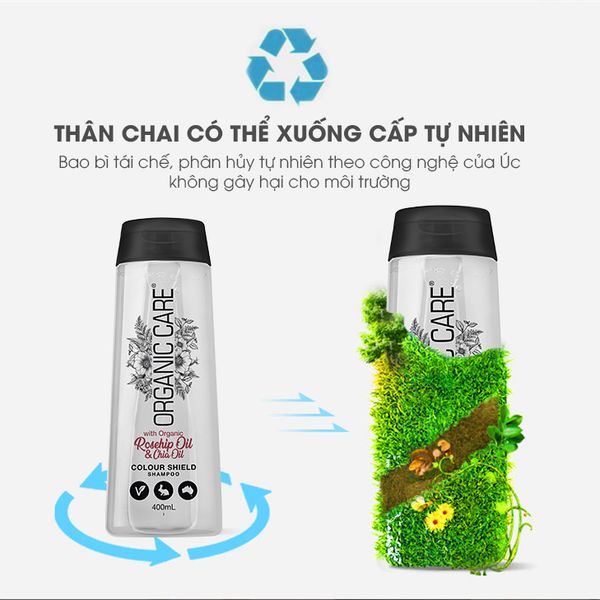 dầu gội thiên nhiên organic care sản xuất tại úc